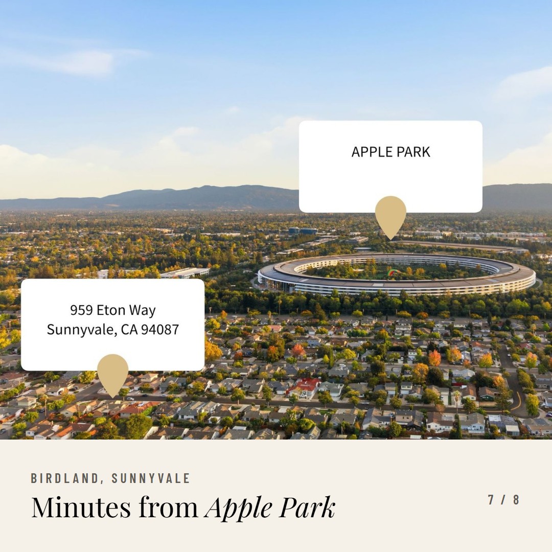 Card 7: Minutes from Apple Park
